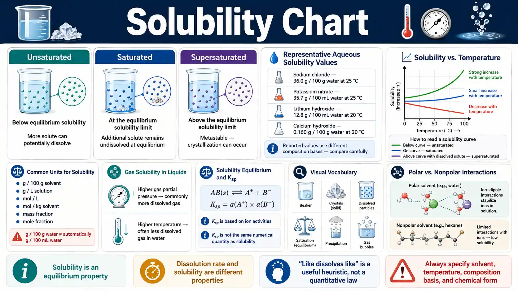 SI Units Chart showing the seven base units, common derived units, symbols, dimensions, and SI prefixes